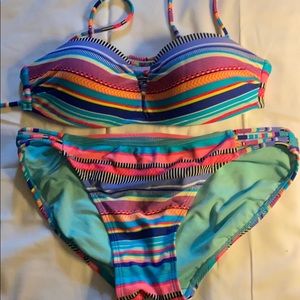 Striped bikini